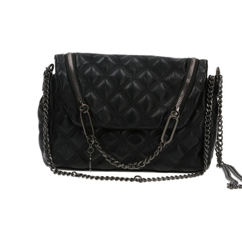 Borsa Donna a tracolla Vicky Quilted Nero LE PANDORINE- Francavilla Moda